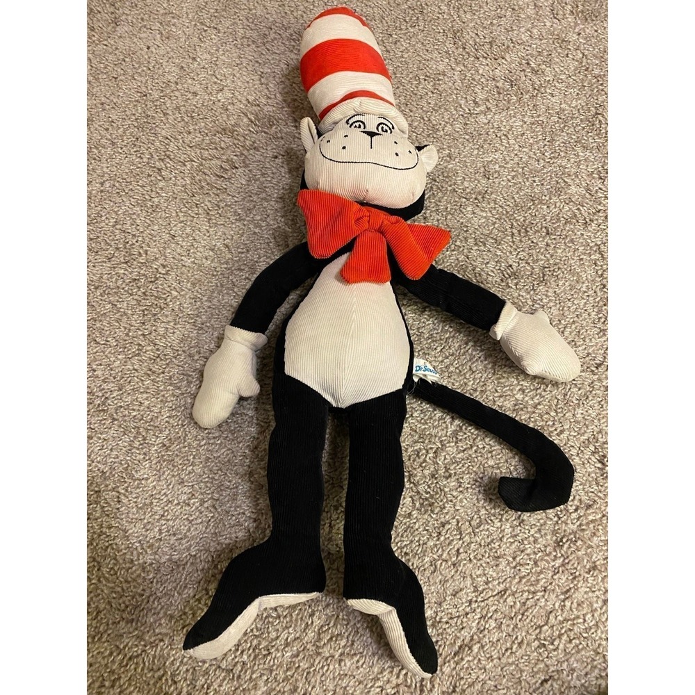 Dr Seuss 2012 Manhattan Toy Mpls Stuffed Cat In The Hat 22" sku35